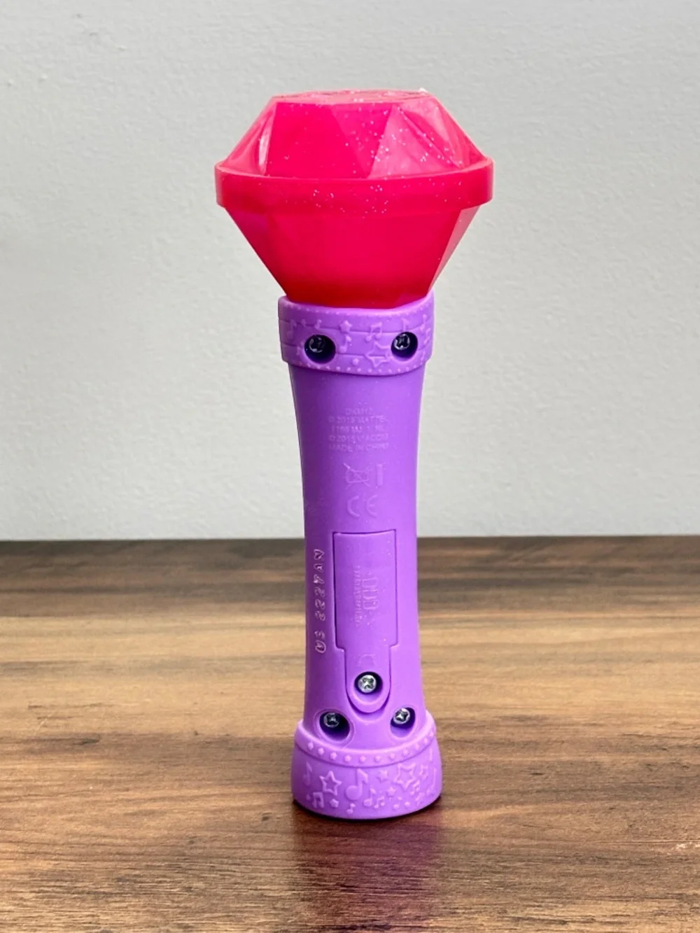 Shimmer & Shine Genie Gem Microphone Pink Light Up Magic Wand Toy Rare 2015